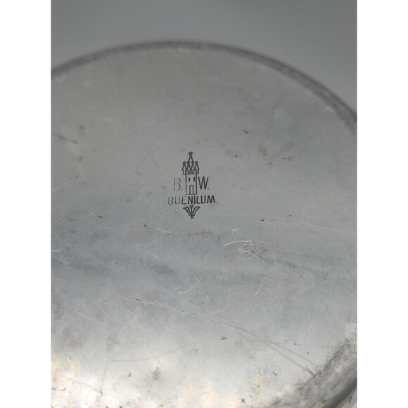 MCM BW Buenilum Hammered Aluminum Ice Bucket Two Handle - Picture 9 of 12